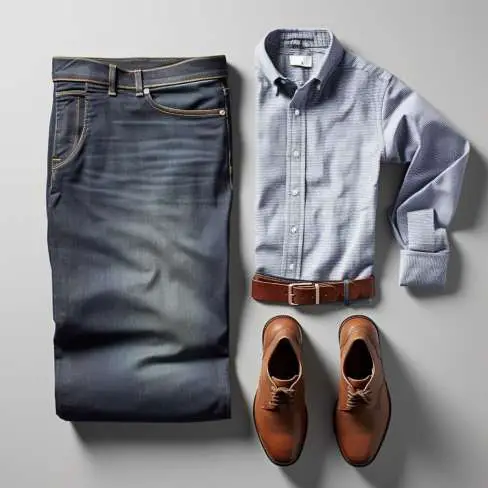 Wear Cuffed Jeans With Chukka Boots For Men