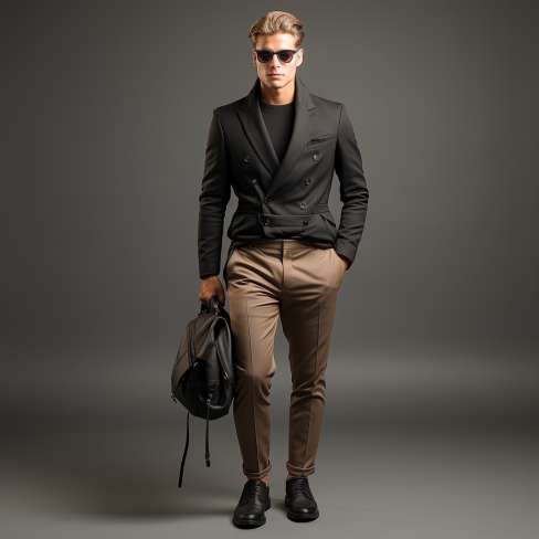 How To Wear a Black Blazer With Khaki Pants: 10 Stylish Outfit Ideas