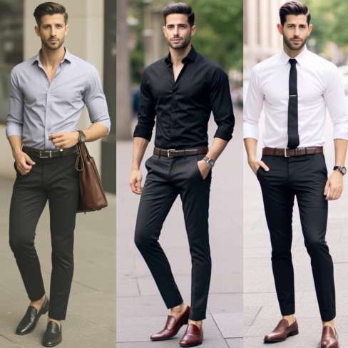 Black pants hotsell business casual