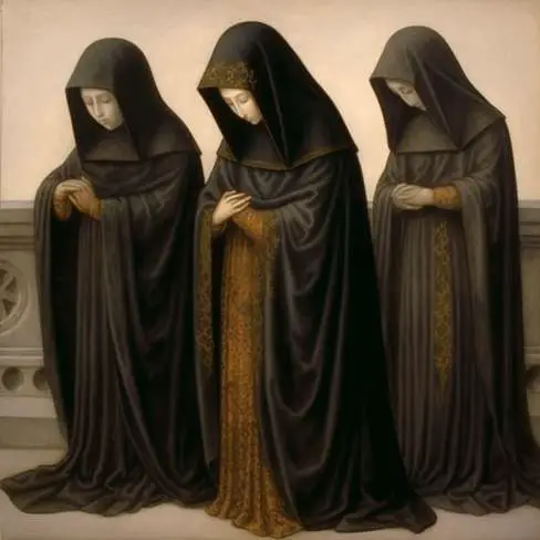 Middle Ages funeral dress code
