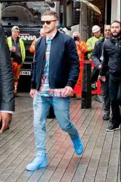Justin Timberlake wearing miss me jeans